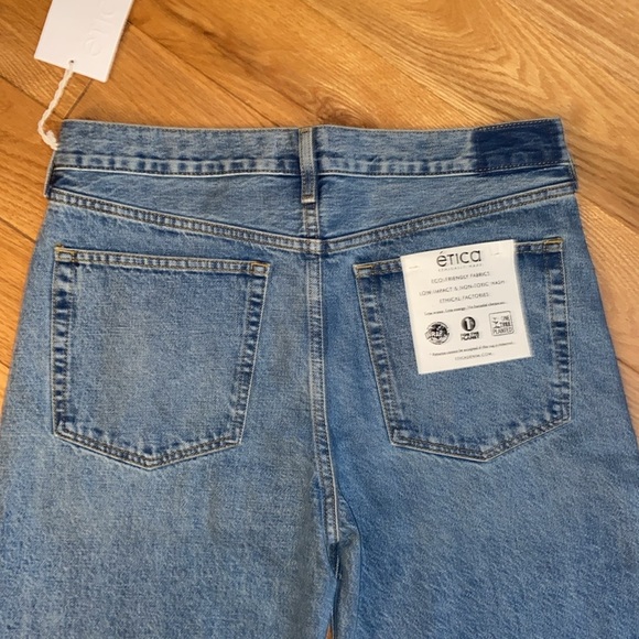 NWT Ética Stanton High-Rise Relaxed Cuff Jeans in Atwood size 30 - Picture 10 of 13